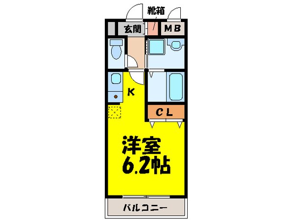 ペニ－レ－ンＯｎｅの物件間取画像